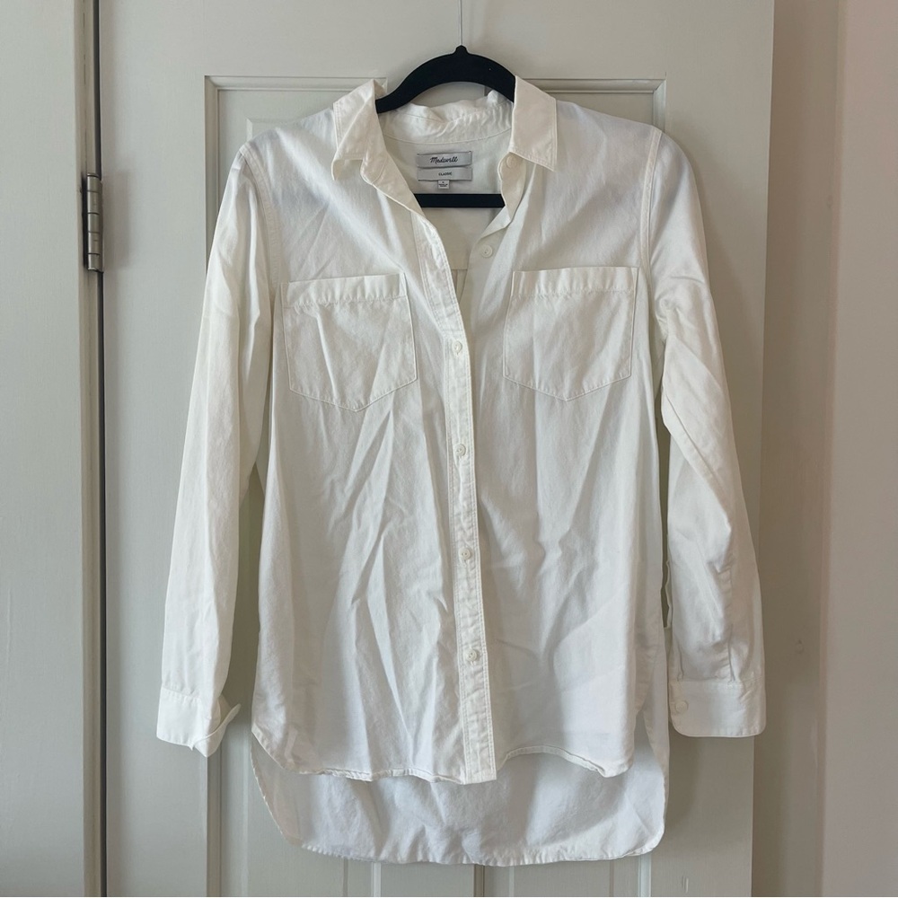 Madewell white button down